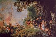 Jean-Antoine Watteau Pilgrimage to Cythera oil